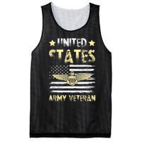 Veteran of United States US Army veteran Gold Mesh Reversible Basketball Jersey Tank