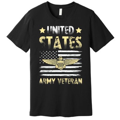 Veteran of United States US Army veteran Gold Premium T-Shirt