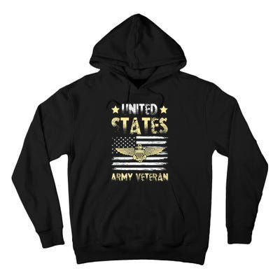 Veteran of United States US Army veteran Gold Tall Hoodie