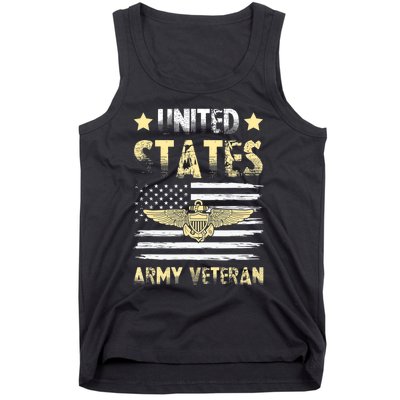 Veteran of United States US Army veteran Gold Tank Top