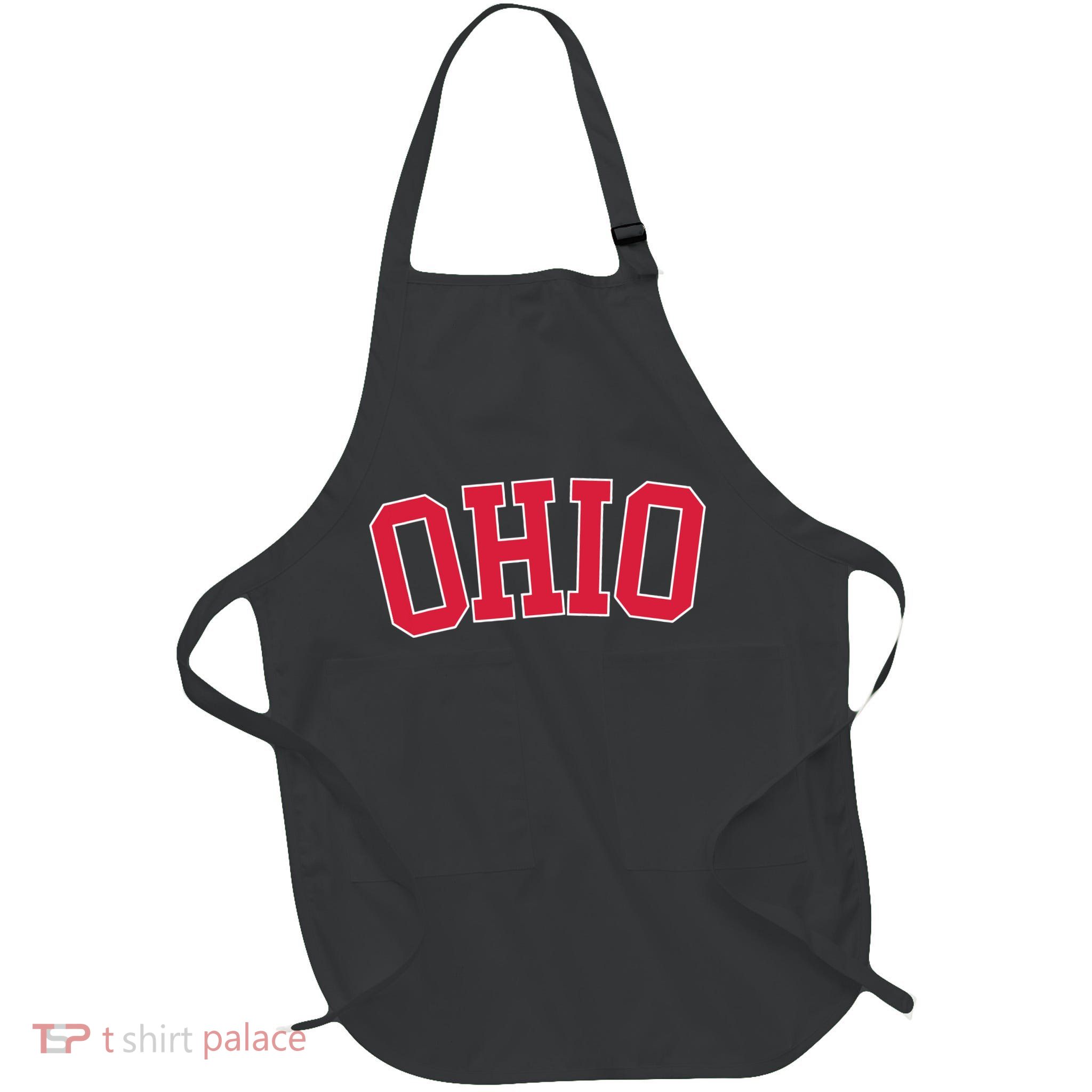 Vintage Ohio Usa State Oh Varsity Style Sports Apron