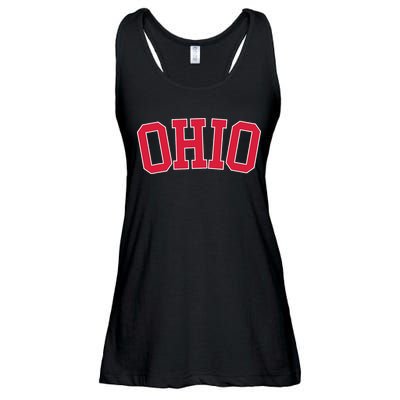 Vintage Ohio Usa State Oh Varsity Style Sports Ladies Essential Flowy Tank