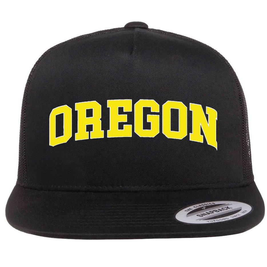 Vintage Oregon Flat Bill Trucker Hat