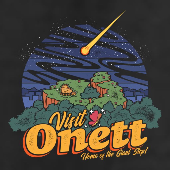 Visit Onett 7 Panel Mesh Trucker Snapback Hat
