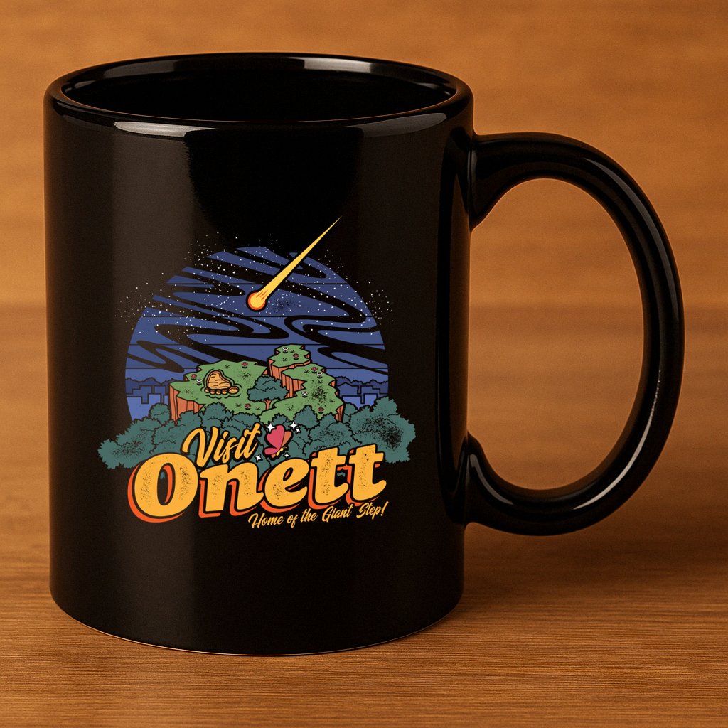 Visit Onett 11oz C Handle Ceramic Mug