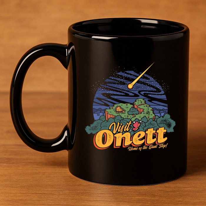 Visit Onett 11oz C Handle Ceramic Mug