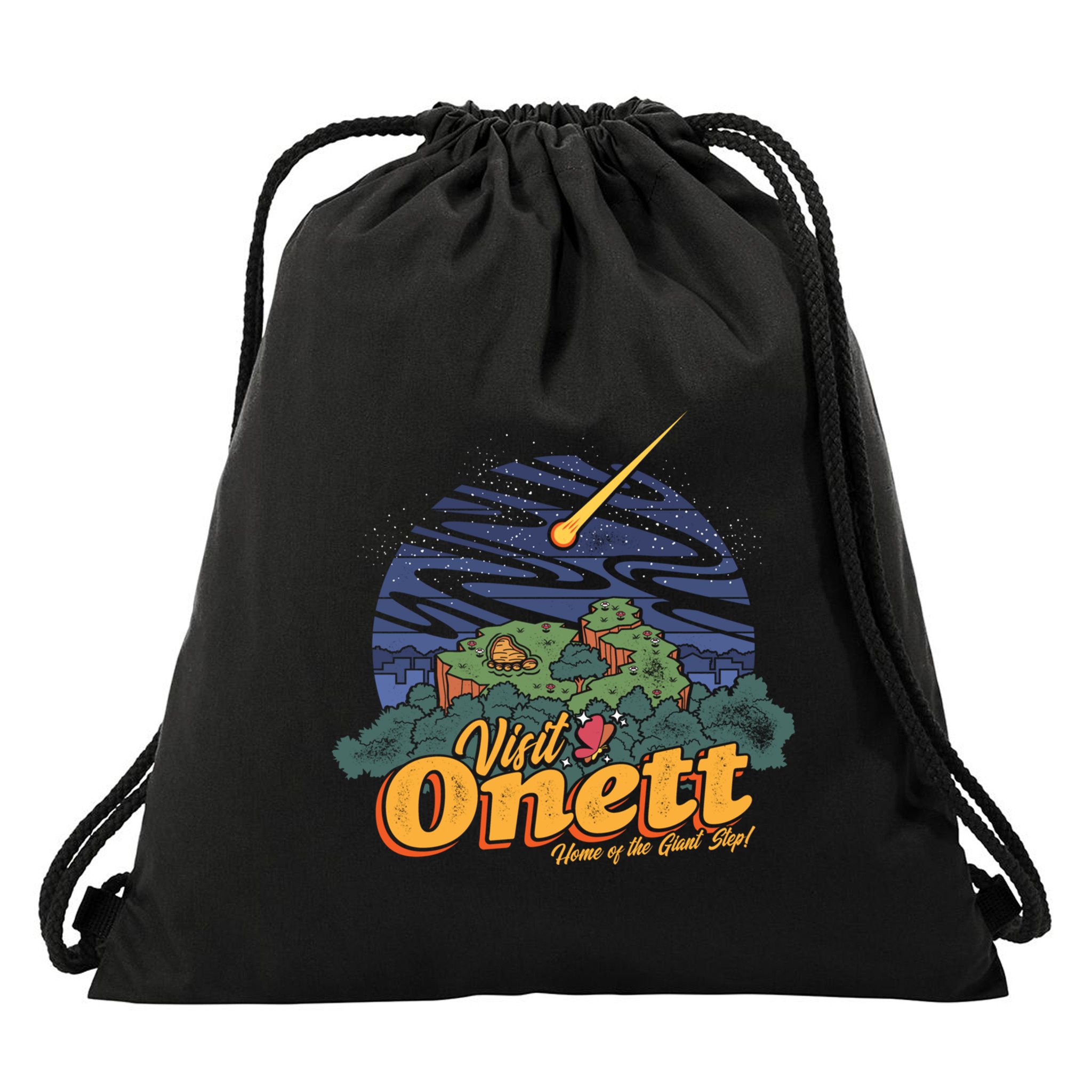 Visit Onett Drawstring Bag