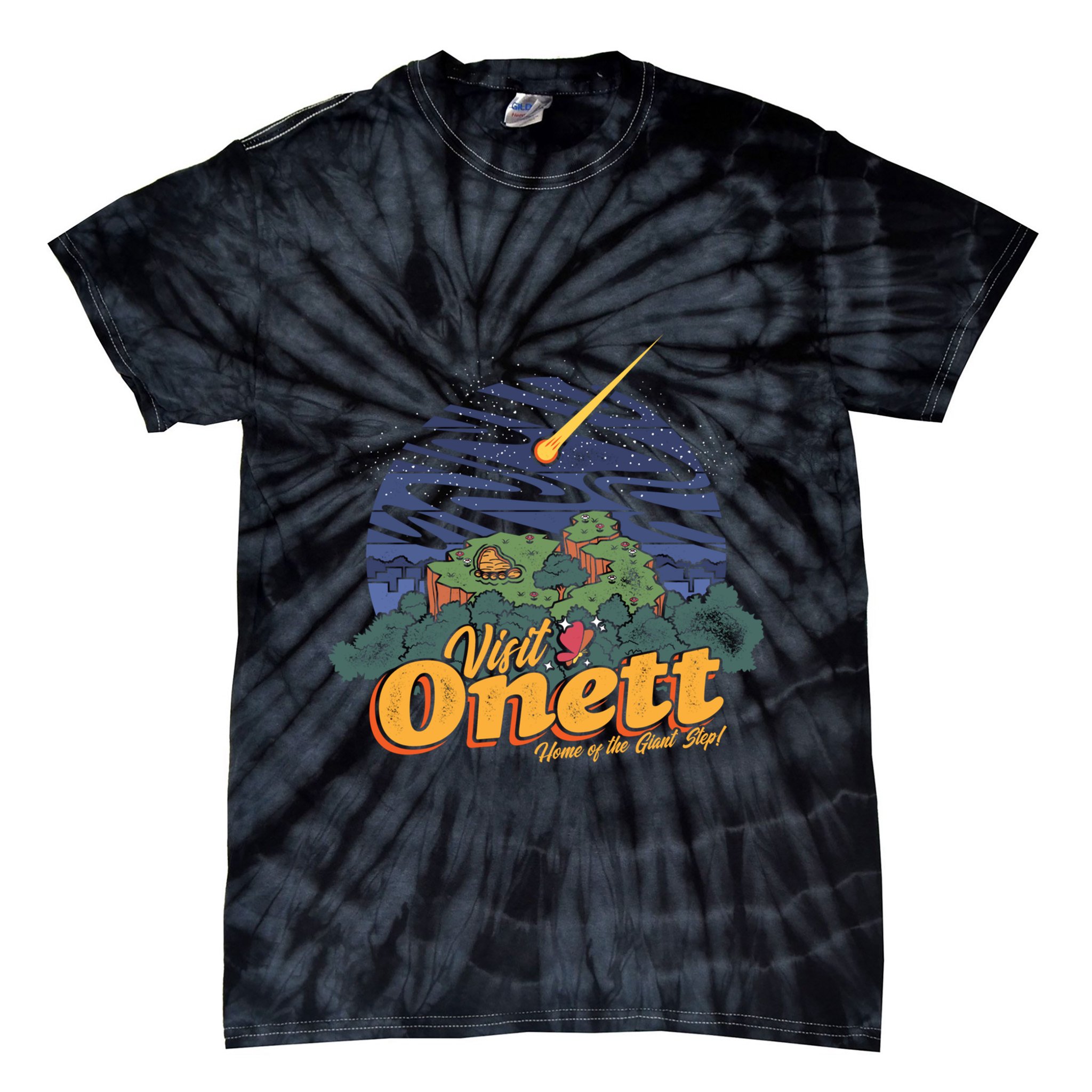 Visit Onett Tie-Dye T-Shirt