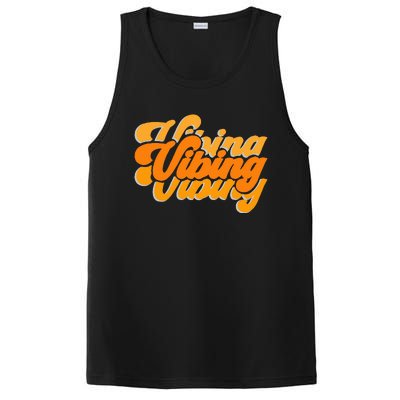 Vibing Orange Vibes Only Color PosiCharge Competitor Tank