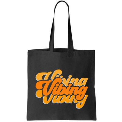 Vibing Orange Vibes Only Color Graphic Bag