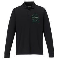 Volleyball Oregon Performance Long Sleeve Polo