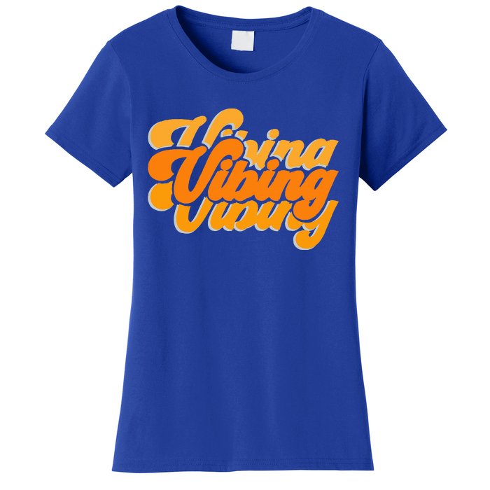 Vibing Orange Vibes Only Color Women's T-Shirt