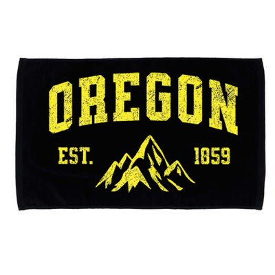 Vintage Oregon Microfiber Hand Towel