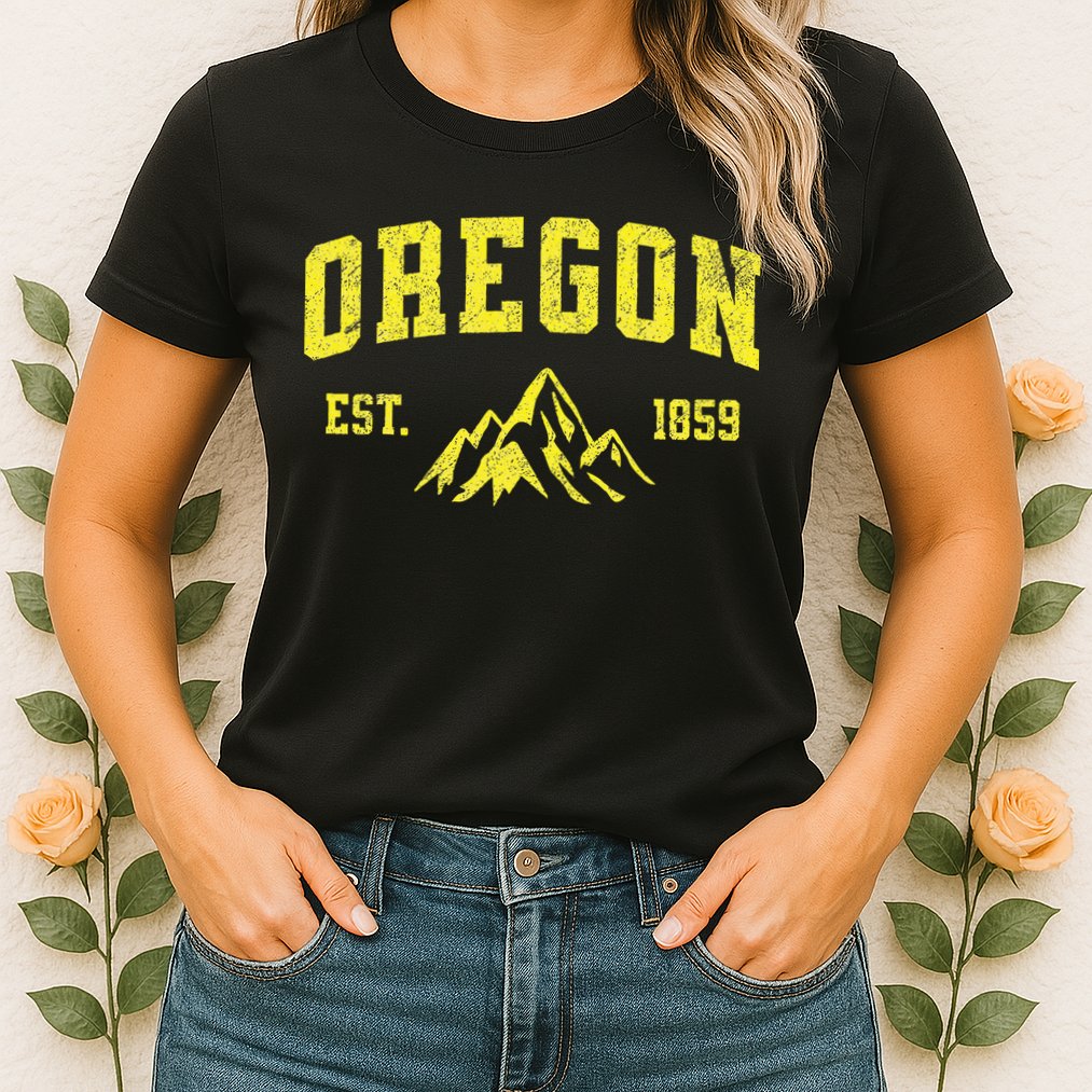 Vintage Oregon Womens T-Shirt