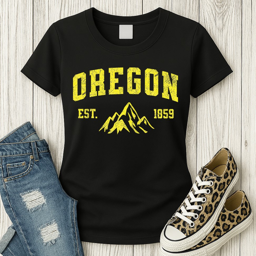 Vintage Oregon Womens T-Shirt