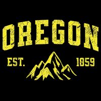Vintage Oregon Womens T-Shirt