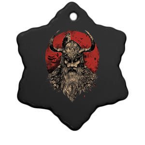 Viking Odin Valhalla Scandinavian Odin R.A.V.E.N.S Ceramic Star Ornament