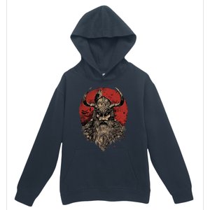 Viking Odin Valhalla Scandinavian Odin R.A.V.E.N.S Urban Pullover Hoodie