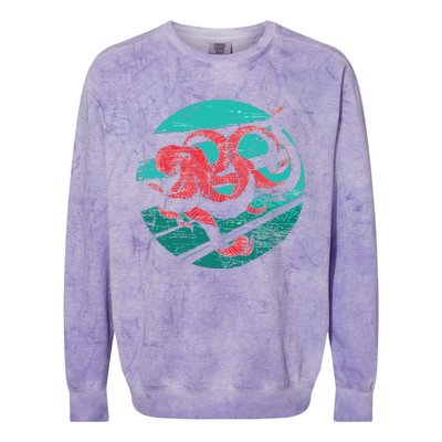 Vintage Octopus Colorblast Crewneck Sweatshirt