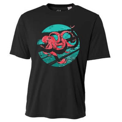 Vintage Octopus Cooling Performance Crew T-Shirt