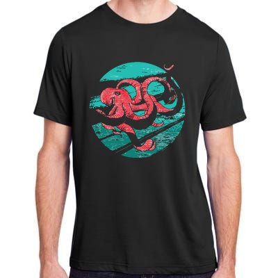 Vintage Octopus Adult ChromaSoft Performance T-Shirt