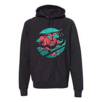 Vintage Octopus Premium Hoodie