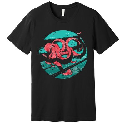 Vintage Octopus Premium T-Shirt