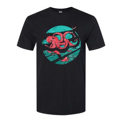 Vintage Octopus Softstyle CVC T-Shirt