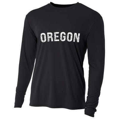 Vintage Oregon Cooling Performance Long Sleeve Crew