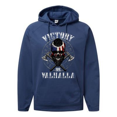 Victory Or Valhalla Performance Fleece Hoodie