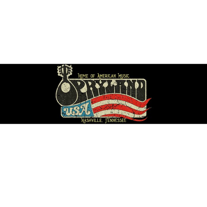 Vintage Opryland Vintage 1972 Tennessee Usa Flag Bumper Sticker