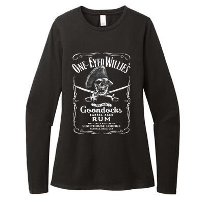 Vintage Oneeyed WillyS Pirate Rum Womens CVC Long Sleeve Shirt