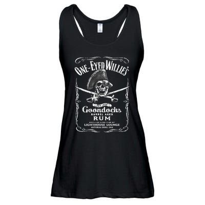 Vintage Oneeyed WillyS Pirate Rum Ladies Essential Flowy Tank