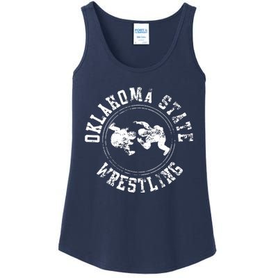 Vintage Oklahoma Wrestling Logo Ladies Essential Tank