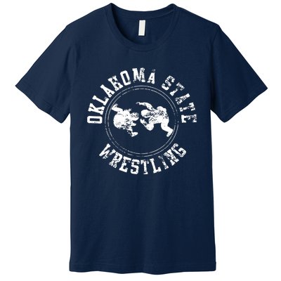 Vintage Oklahoma Wrestling Logo Premium T-Shirt