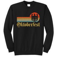 Vintage Oktoberfest Women German Flag Beer Drinking Sweatshirt