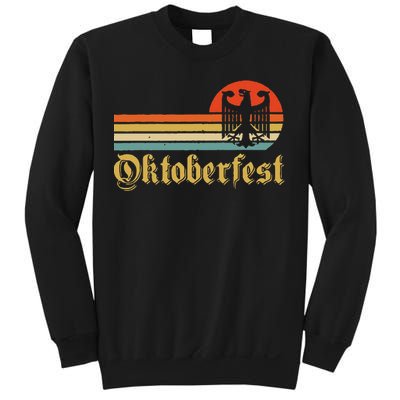 Vintage Oktoberfest Women German Flag Beer Drinking Sweatshirt