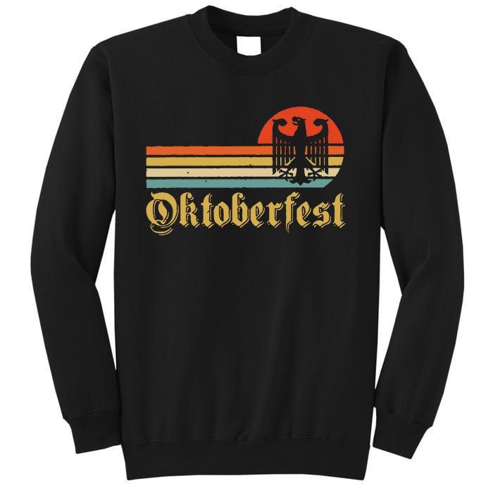 Vintage Oktoberfest Women German Flag Beer Drinking Sweatshirt