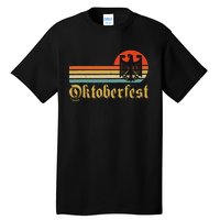 Vintage Oktoberfest Women German Flag Beer Drinking Tall T-Shirt