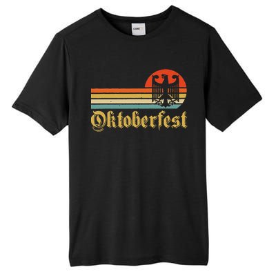 Vintage Oktoberfest Women German Flag Beer Drinking Tall Fusion ChromaSoft Performance T-Shirt