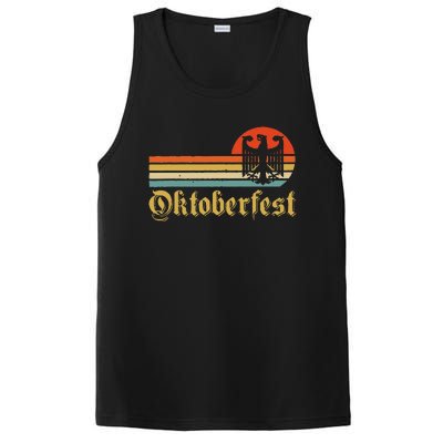 Vintage Oktoberfest Women German Flag Beer Drinking PosiCharge Competitor Tank