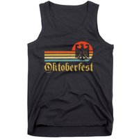 Vintage Oktoberfest Women German Flag Beer Drinking Tank Top