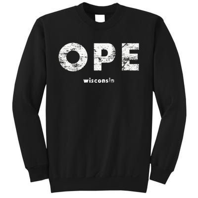 Vintage Ope Wisconsin T Up North Sweatshirt