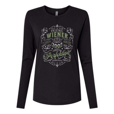 Vienna Original Year Of Birth 2002 Vienna Womens Cotton Relaxed Long Sleeve T-Shirt