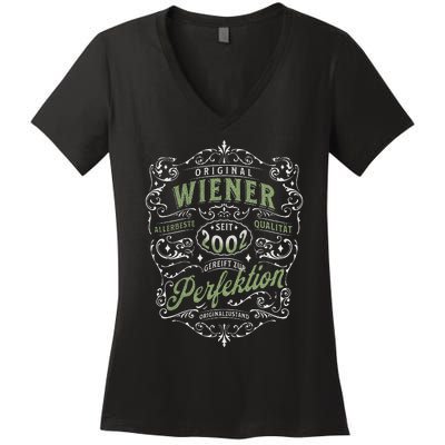 Vienna Original Year Of Birth 2002 Vienna Women's V-Neck T-Shirt