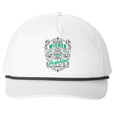 Vienna Original Year Of Birth 2002 Vienna Snapback Five-Panel Rope Hat