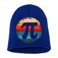 Vintage Pi 3 14 Pi Number Symbol Math Science Gift Short Acrylic Beanie