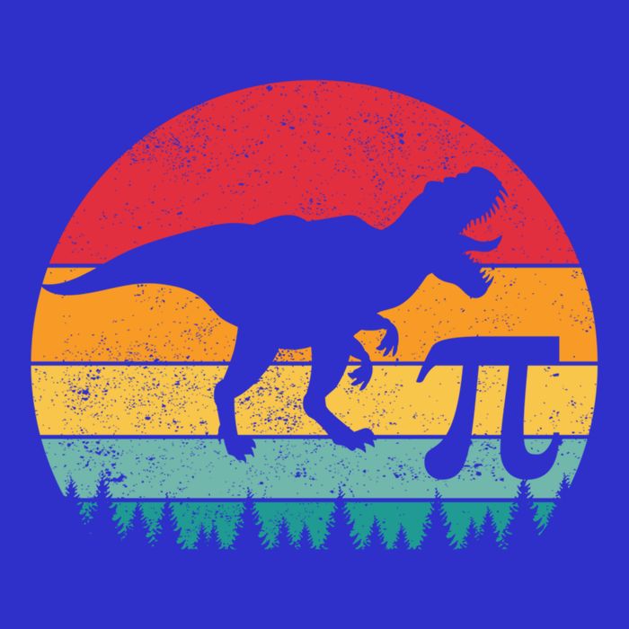 Vintage Pi 3 14 Dinosaur Funny Math Lover Nerd Geek Pi Day Gift Mousepad