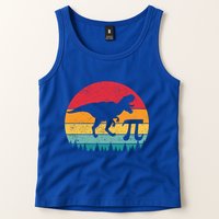Vintage Pi 3 14 Dinosaur Funny Math Lover Nerd Geek Pi Day Gift Tank Top