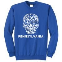 Vintage Pennsylvania 4th Of July Sugar Skull Cute Gift Sweatshirt